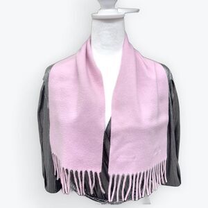 Auth Loro Piana 100% Pink Cashmere Scarf